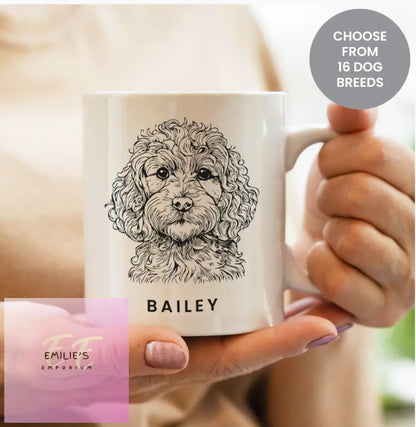 Personalised Dog Breed Mug