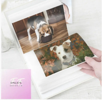 Personalised Dogs 6X4 Photo Album With Sleeves