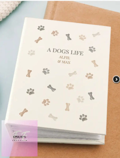 Personalised Dogs 6X4 Photo Album With Sleeves