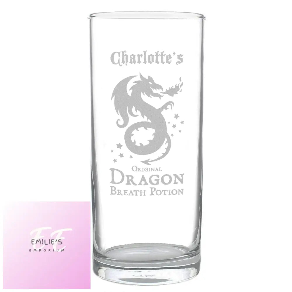 Personalised Dragon Breath Potion Hi Ball Glass