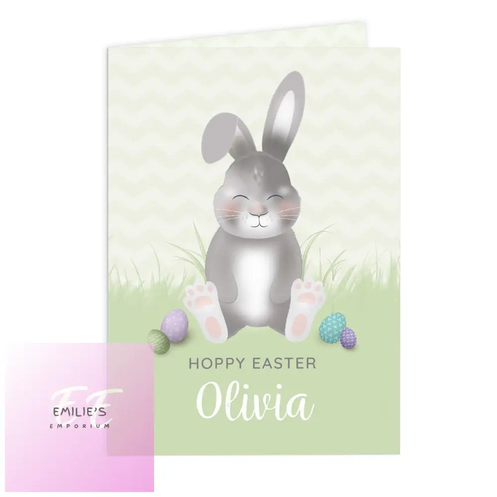 Personalised Easter Bunny Card