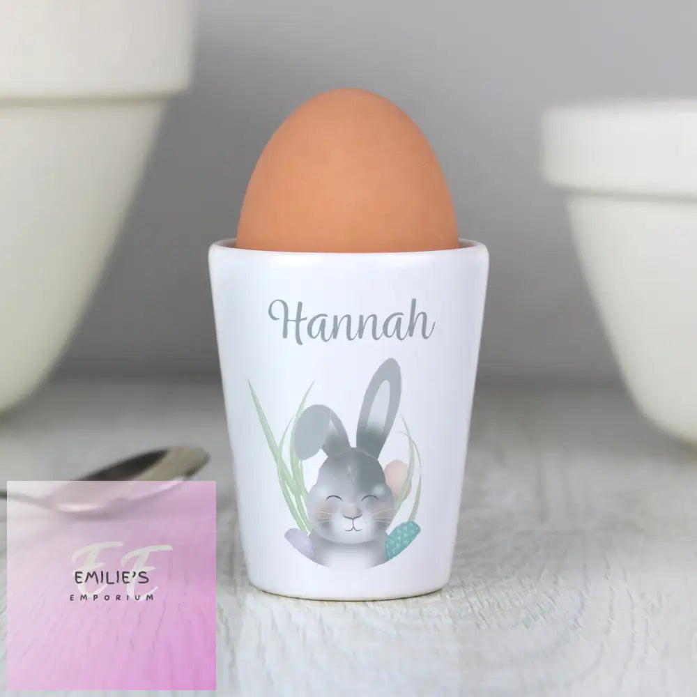 Personalised Easter Bunny Egg Cup