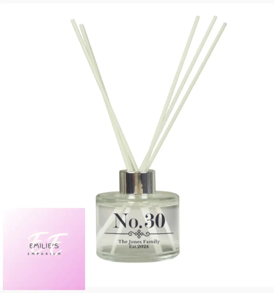 Personalised Elegant Diamond Reed Diffuser