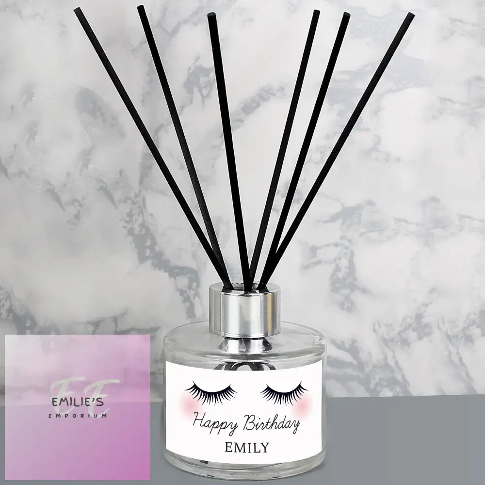 Personalised Eyelashes Reed Diffuser