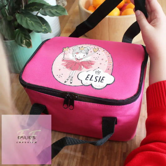 Personalised Fairy Pink Lunch Bag