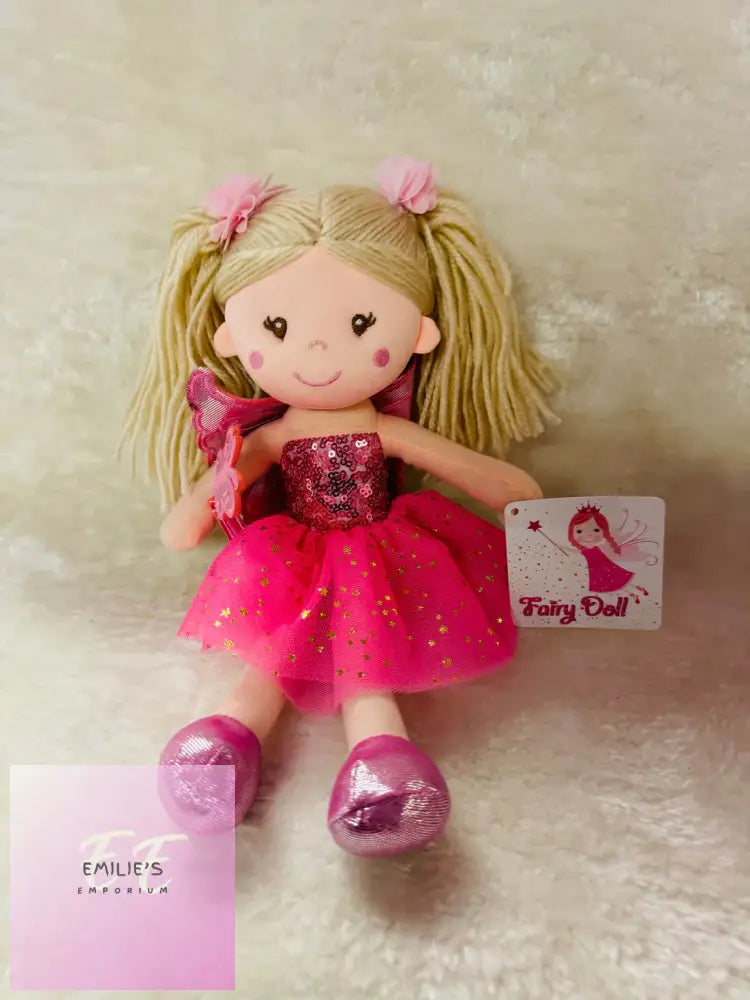 Personalised Fairy Plush - Fuchsia