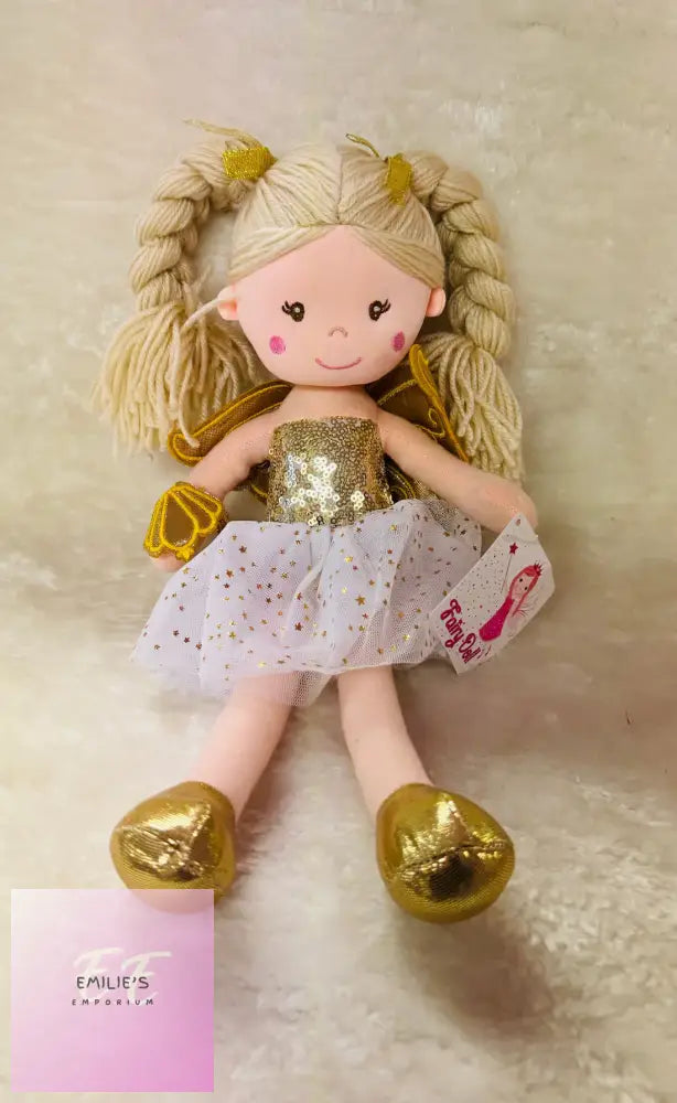 Personalised Fairy Plush - Gold