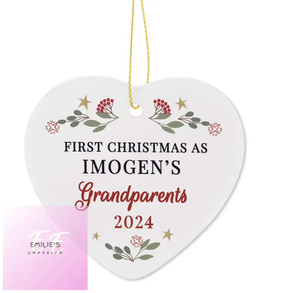 Personalised First Christmas As Tree Decoration