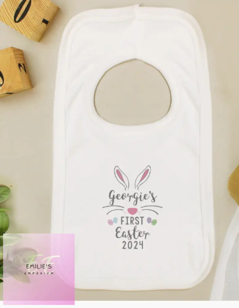 Personalised First Easter Babys Bib