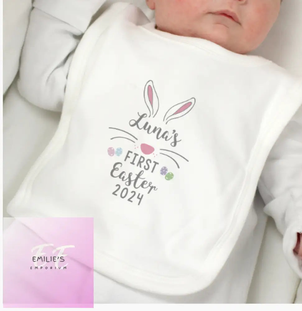 Personalised First Easter Babys Bib