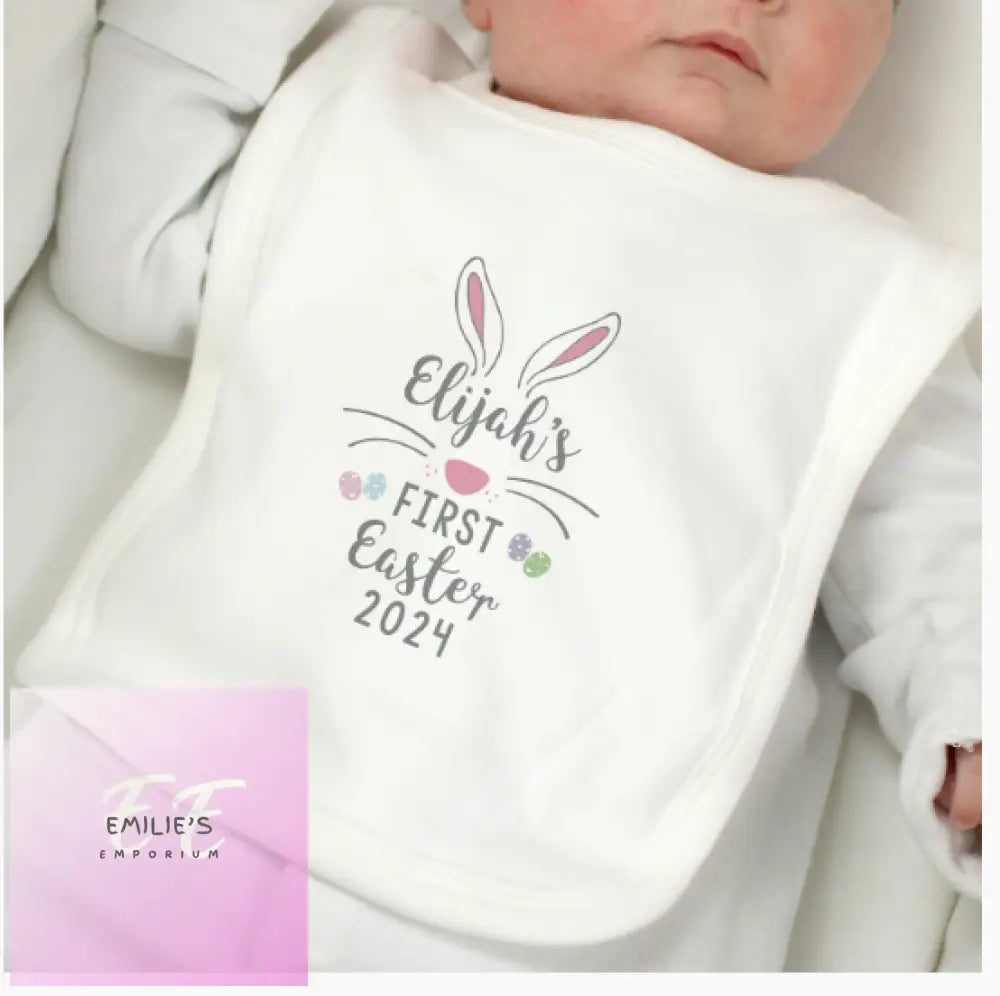 Personalised First Easter Babys Bib