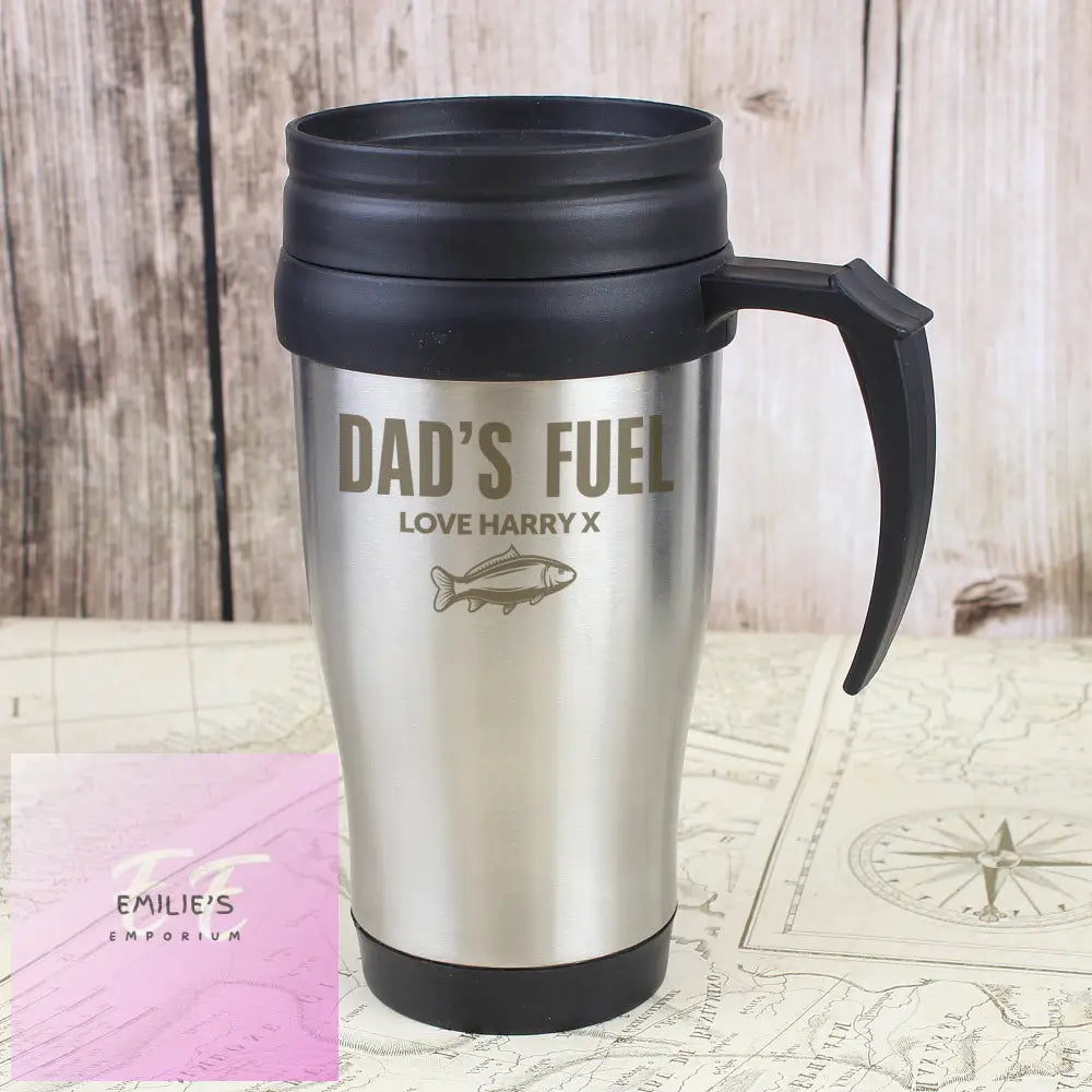 Personalised Fishing Travel Mug