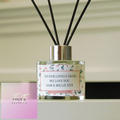 Personalised Floral Reed Diffuser