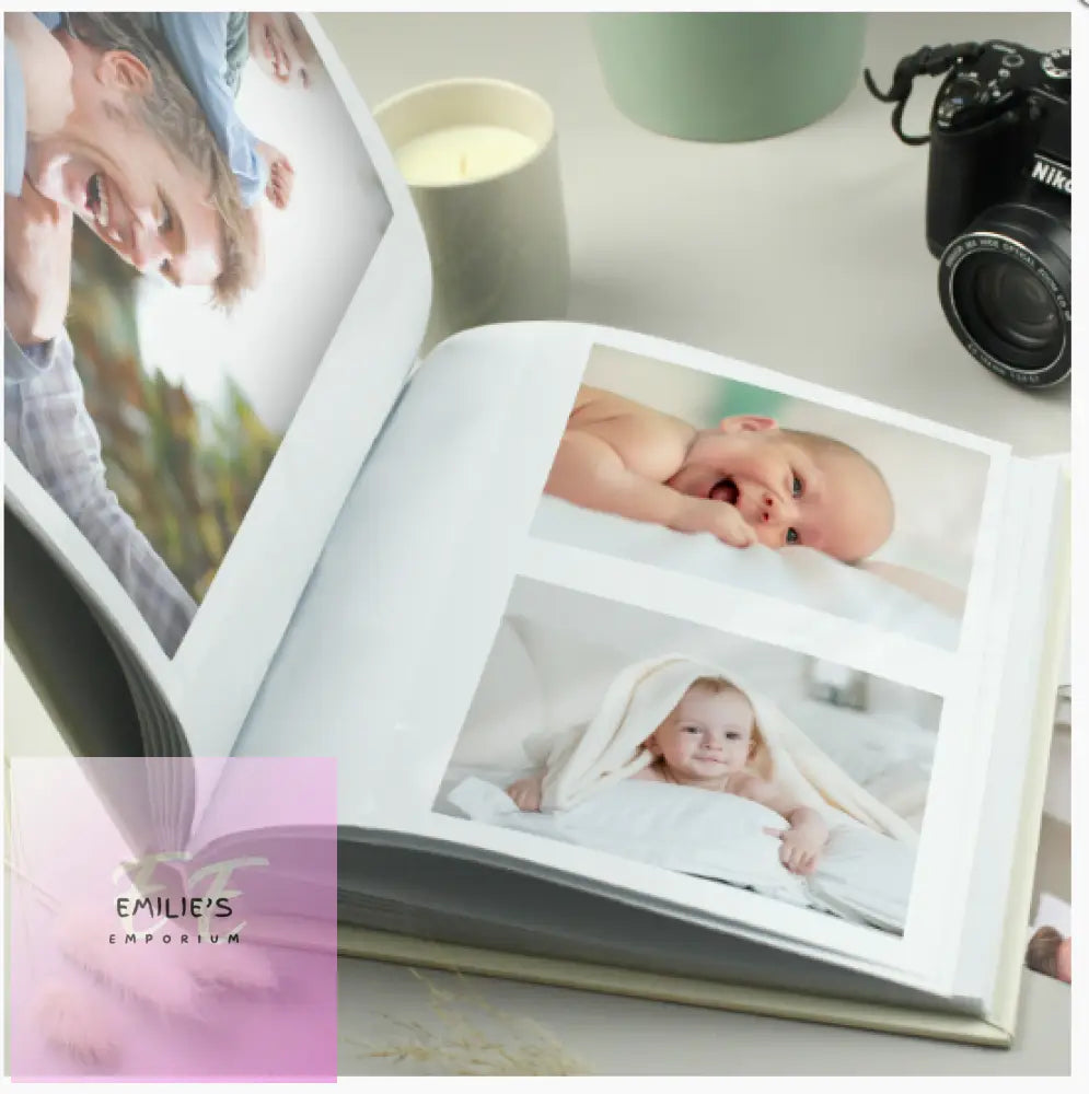 Personalised Floral Square Photo Album