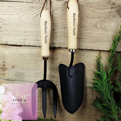 Personalised Fork & Trowel Set