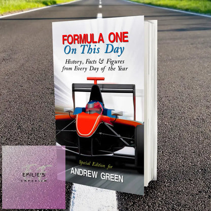 Personalised Formula 1 On This Day Book