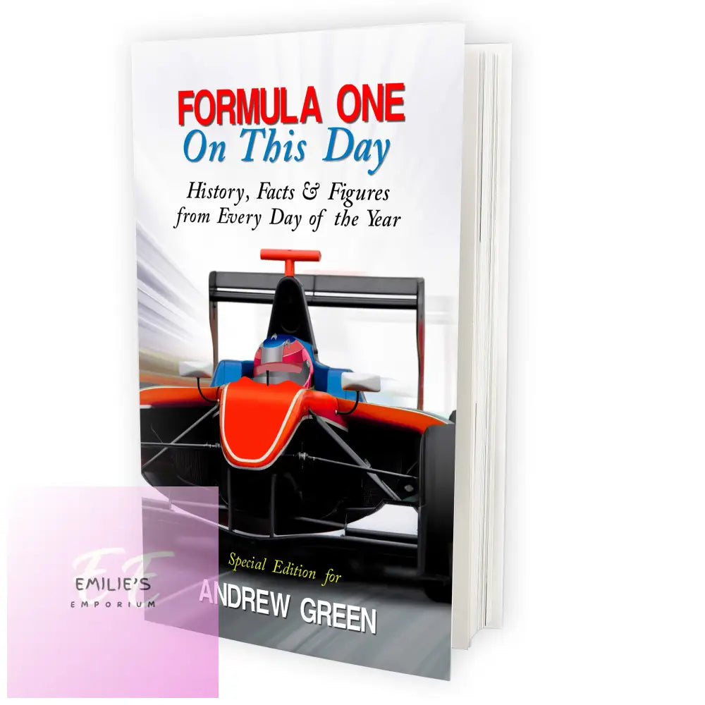 Personalised Formula 1 On This Day Book