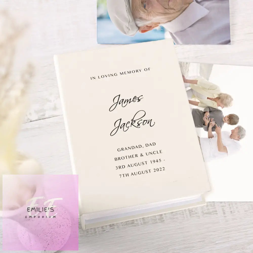 Personalised Free Text 6X4 Photo Album With Sleeves