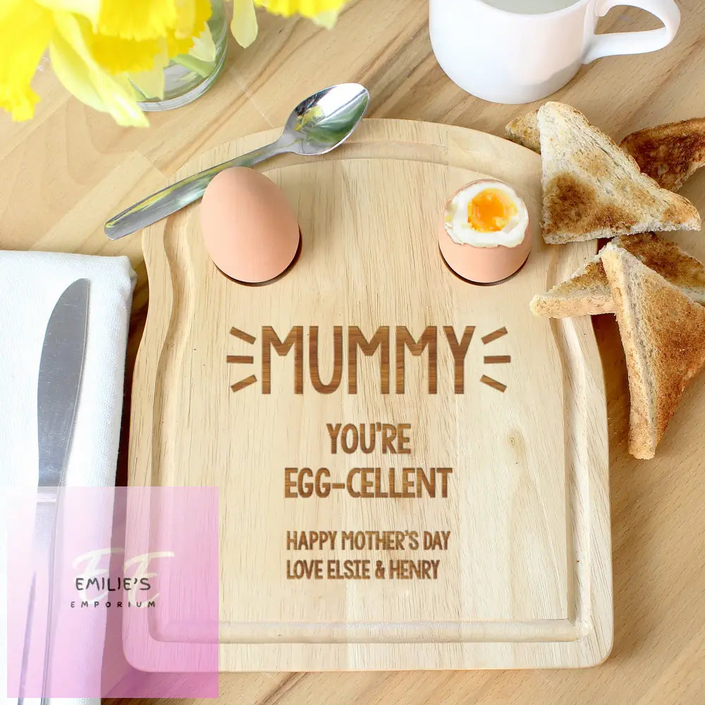 Personalised Free Text Egg & Toast Board