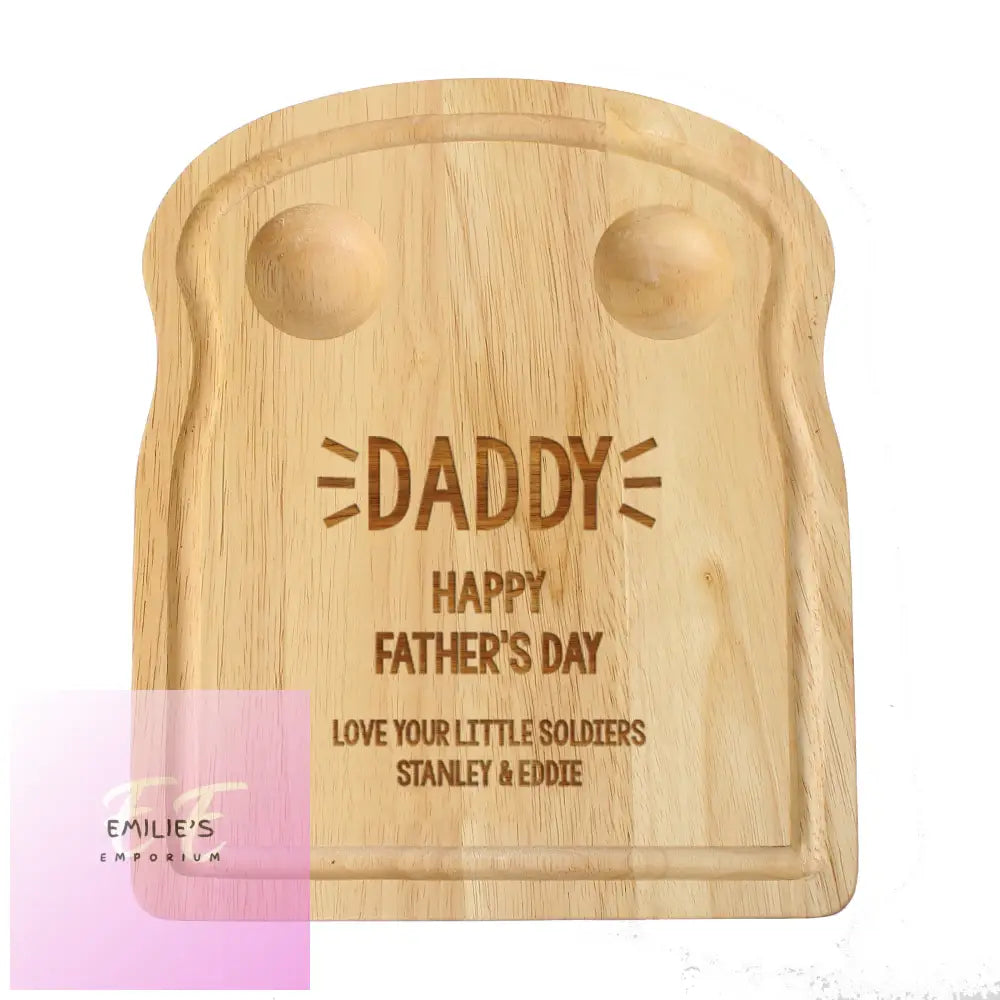 Personalised Free Text Egg & Toast Board