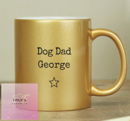 Personalised Free Text Gold Mug