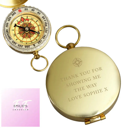 Personalised Free Text Keepsake Compass