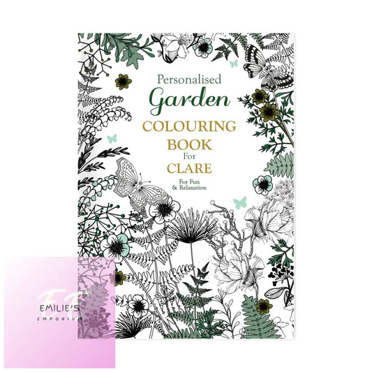 Personalised Garden Colouring Book