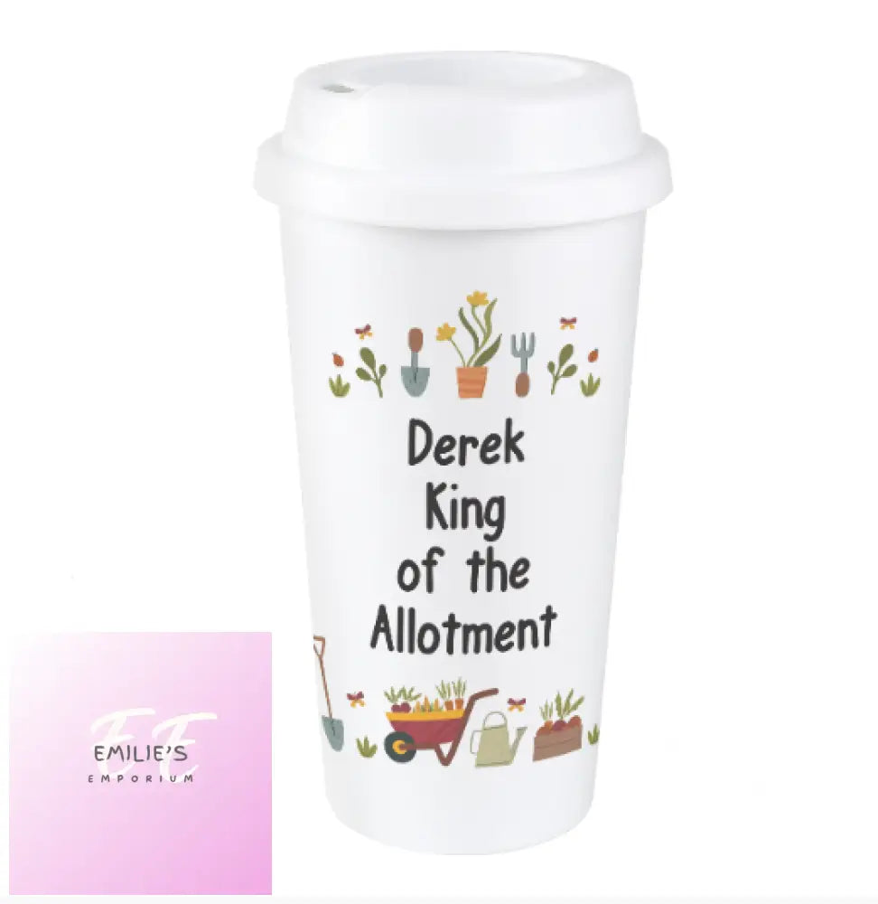 Personalised Gardening Travel Mug