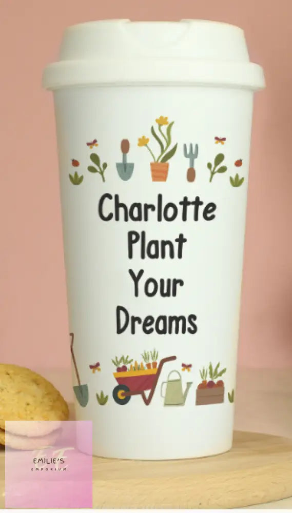 Personalised Gardening Travel Mug