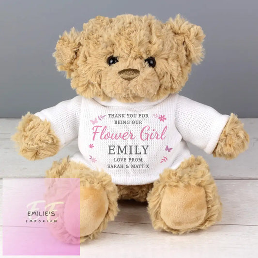 Personalised Girl Free Text Teddy Bear