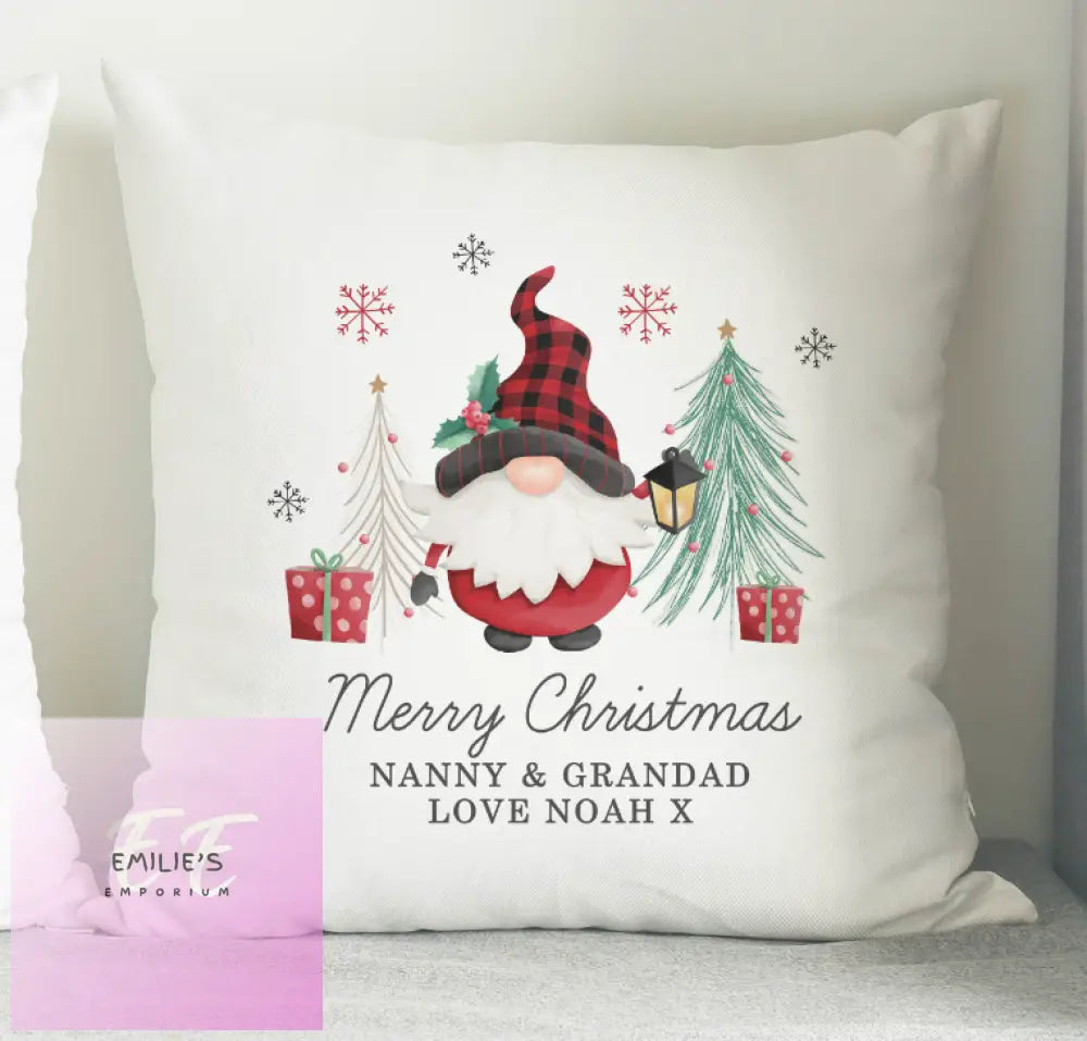 Personalised Gonk Christmas Cushion