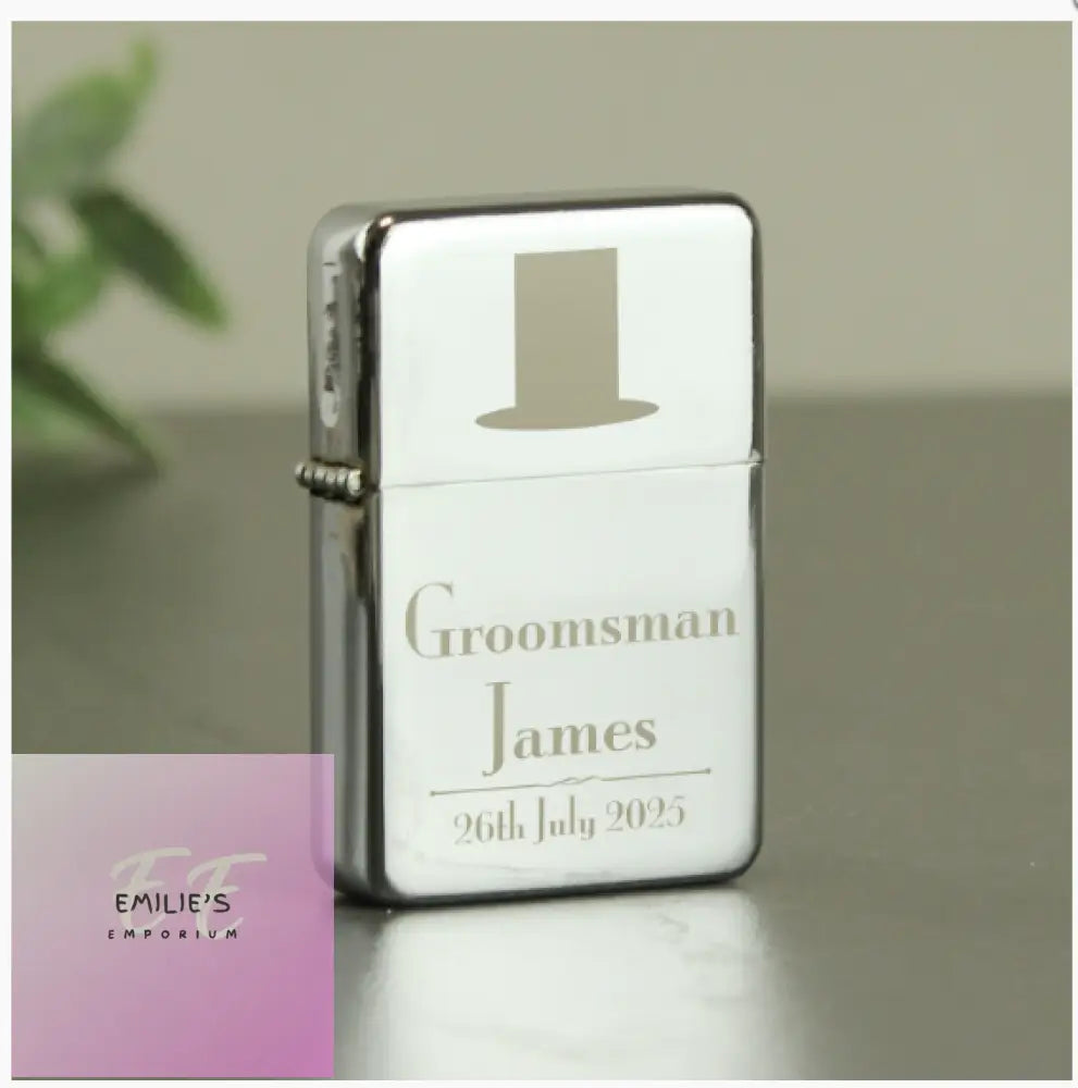 Personalised Groomsman Lighter