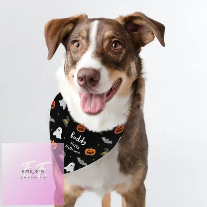 Personalised Halloween Dog Bandana