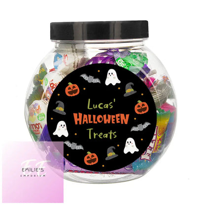 Personalised Halloween Sweets Jar