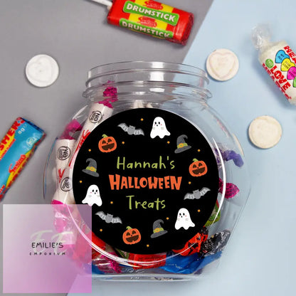 Personalised Halloween Sweets Jar