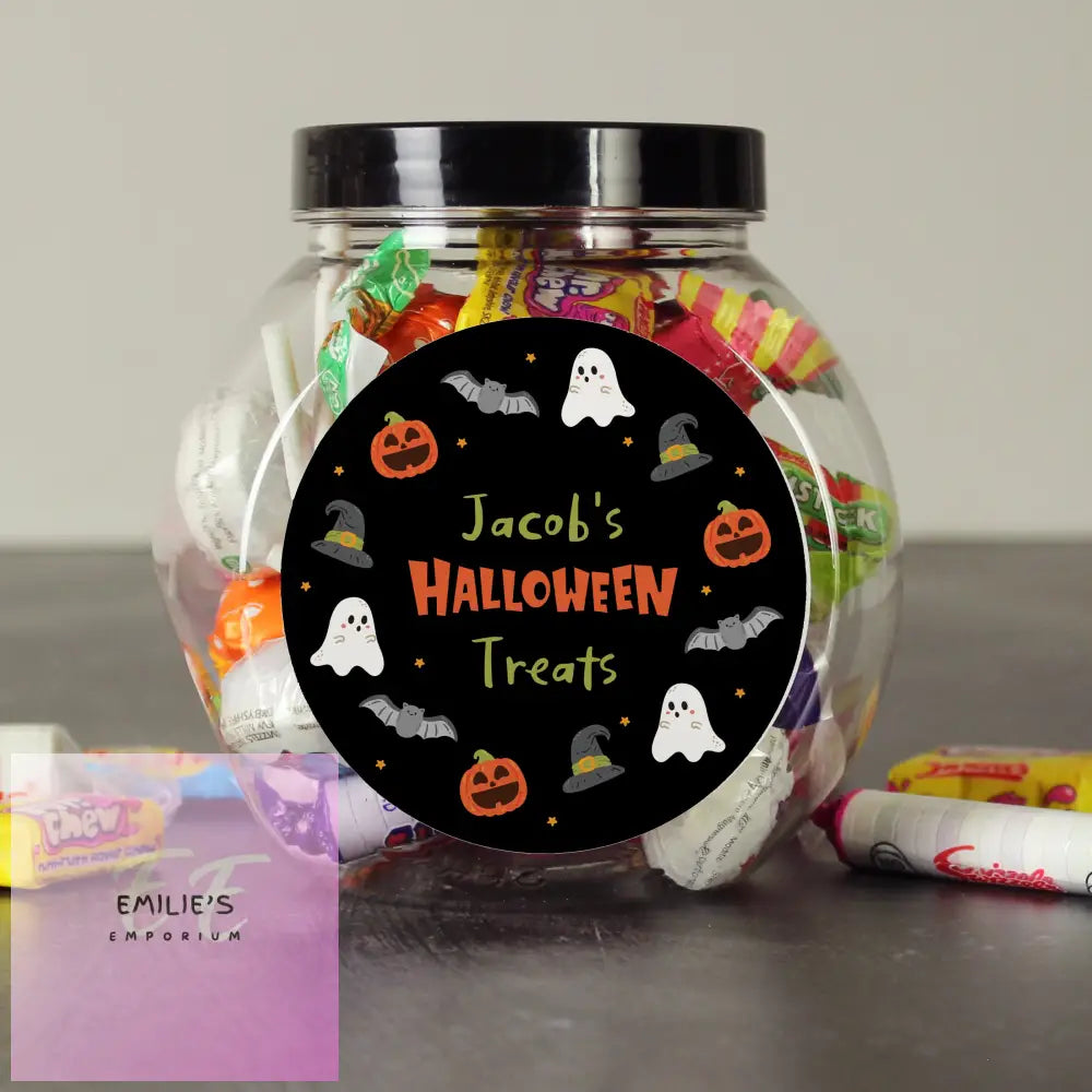 Personalised Halloween Sweets Jar