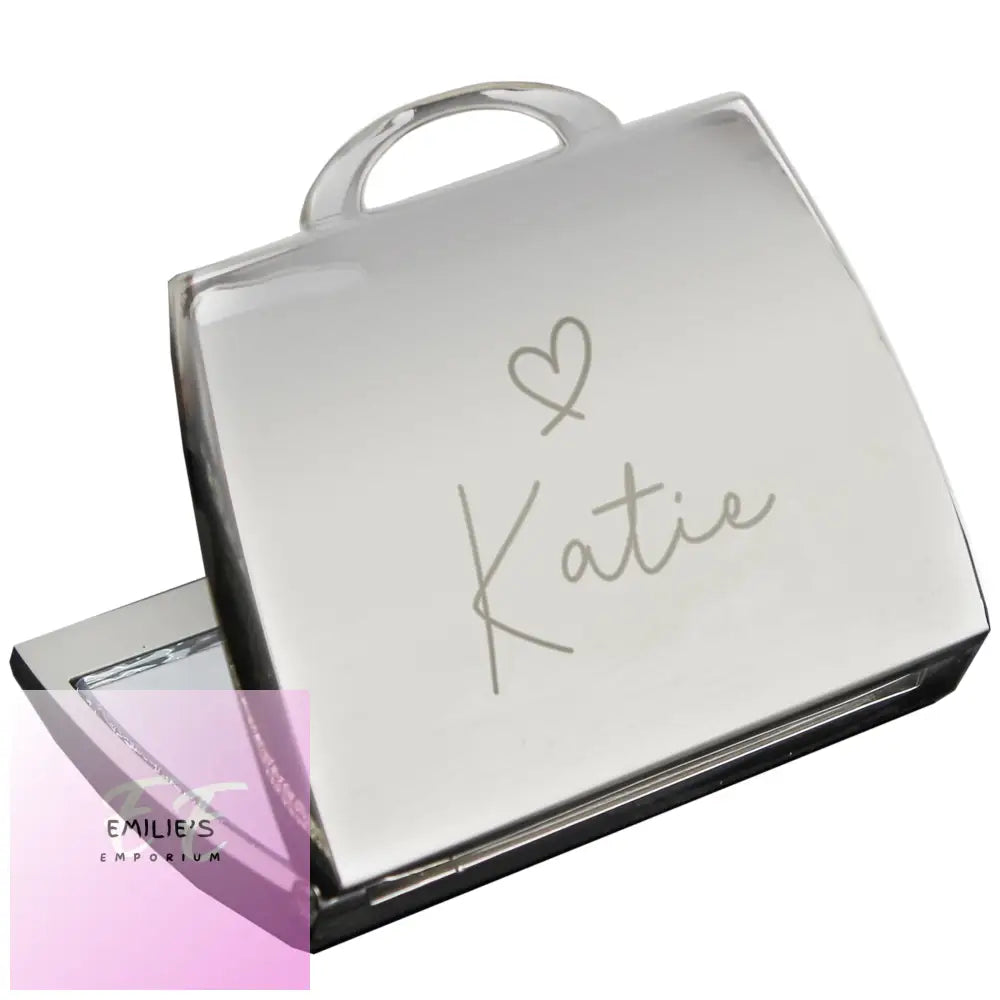 Personalised Handbag Compact Mirror