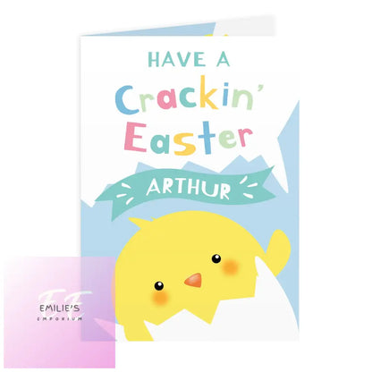 Personalised Have A Cracking Easter Card