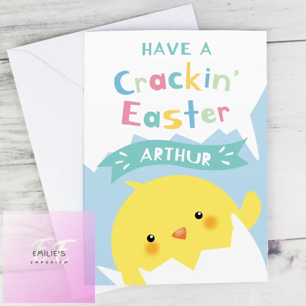 Personalised Have A Cracking Easter Card