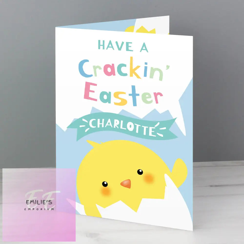 Personalised Have A Cracking Easter Card