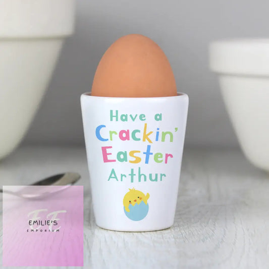 Personalised Have A Cracking Easter Egg Cup