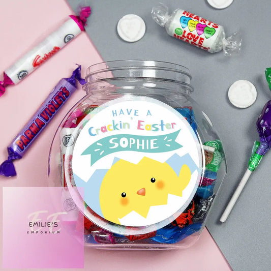 Personalised Have A Cracking Easter Sweets Jar