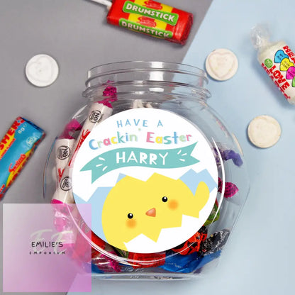 Personalised Have A Cracking Easter Sweets Jar