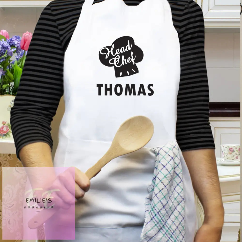 Personalised Head Chef Apron