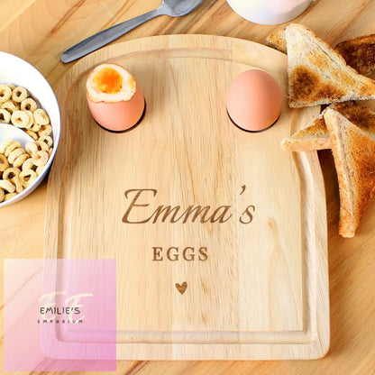 Personalised Heart Egg & Toast Board