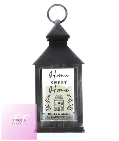 Personalised Home Black Lantern