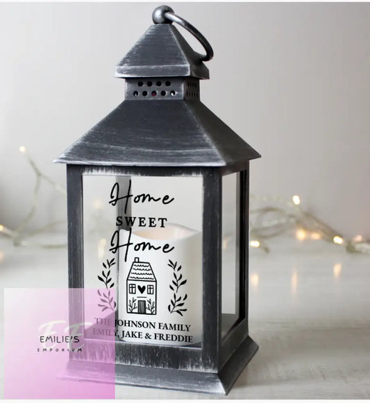 Personalised Home Black Lantern