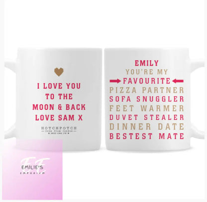 Personalised Hotchpotch My Favourite Mug