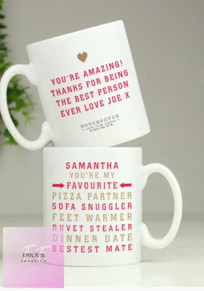 Personalised Hotchpotch My Favourite Mug