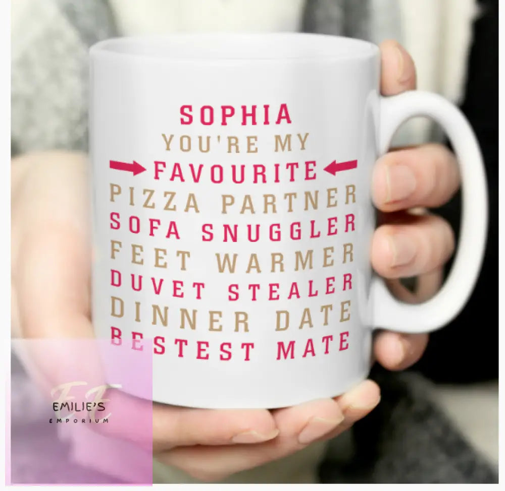 Personalised Hotchpotch My Favourite Mug